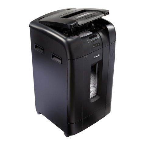 Swingline Stack-and-Shred 750X User manual