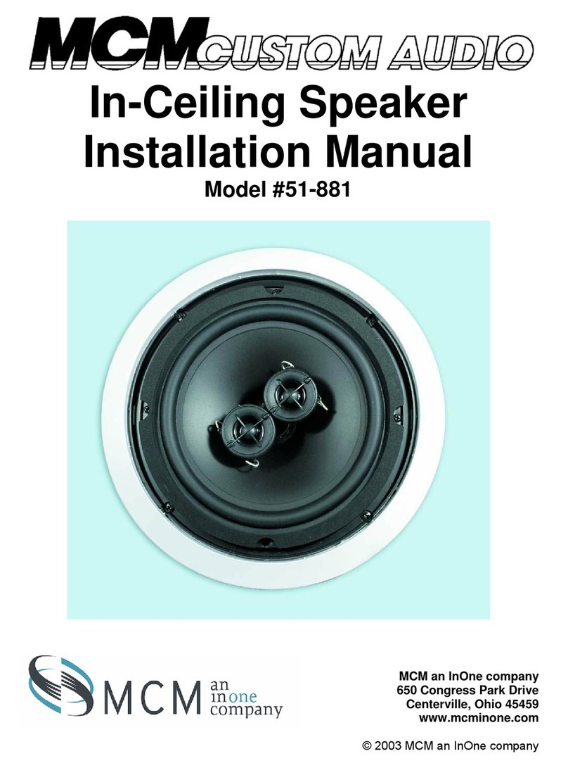 MCM Electronics 51-881 installation manual