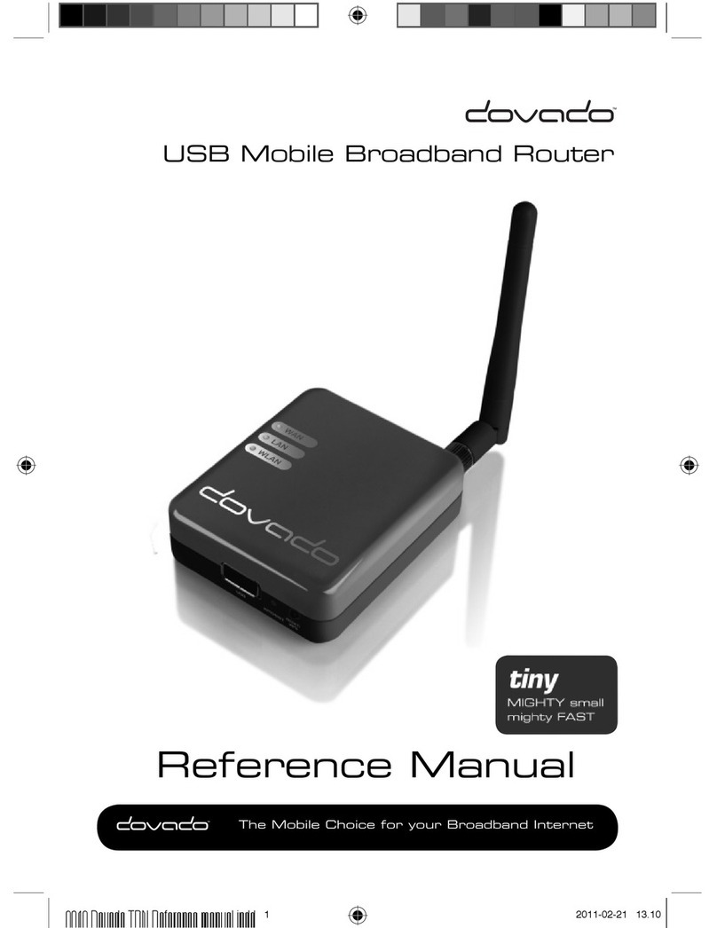 Dovado USB Mobile Broadband Router User manual Dovado USB Mobile Broadband Router User manual