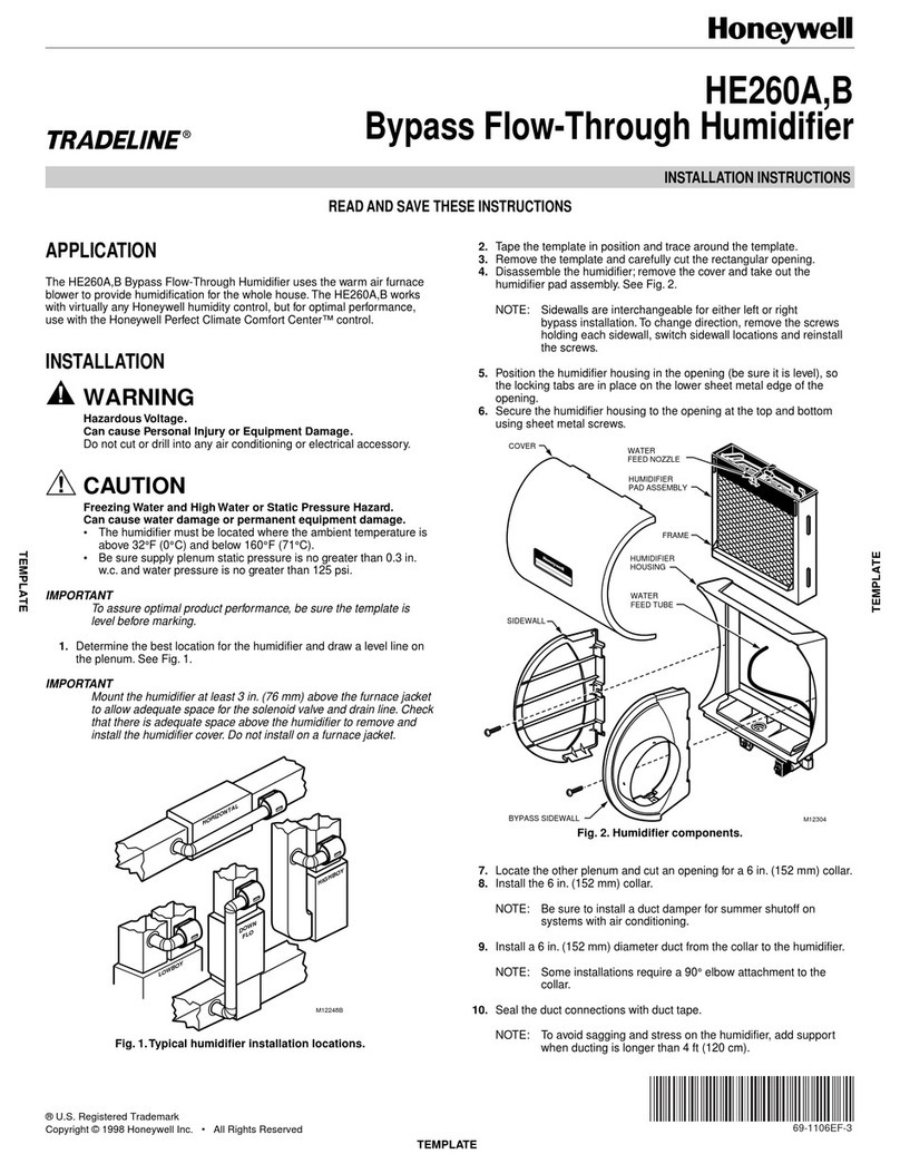 Honeywell HE260A User manual