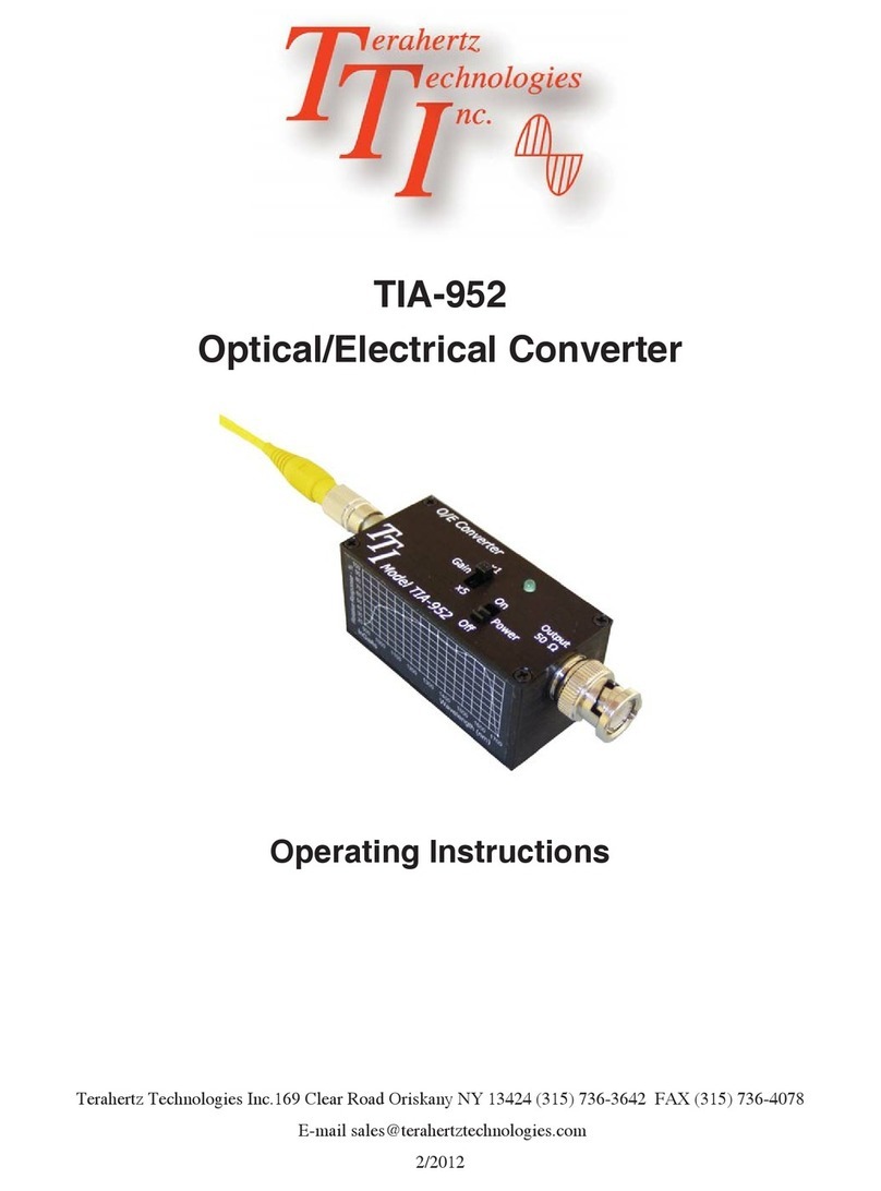 TTI TIA-952 User manual