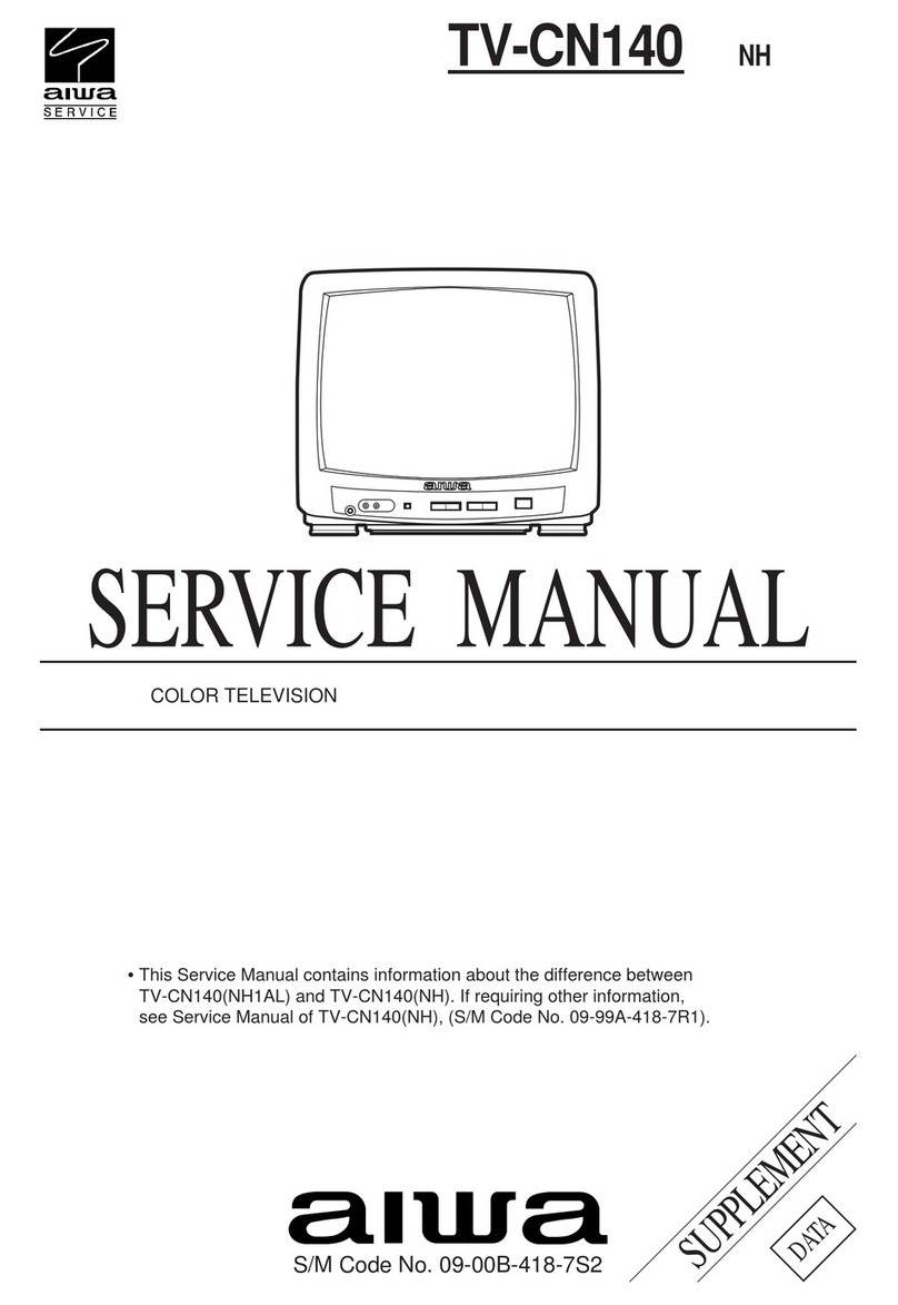 Aiwa TV-CN140 User manual Aiwa TV-CN140 User manual