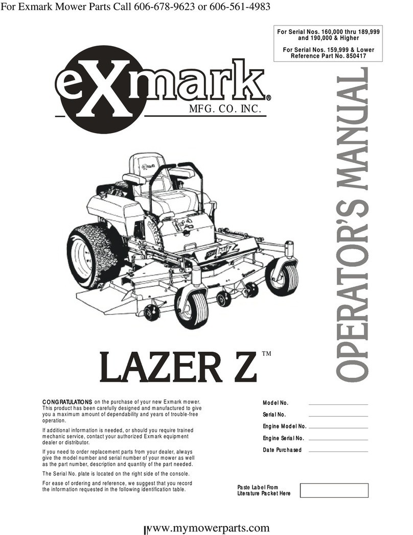 Exmark LAZER Z User manual