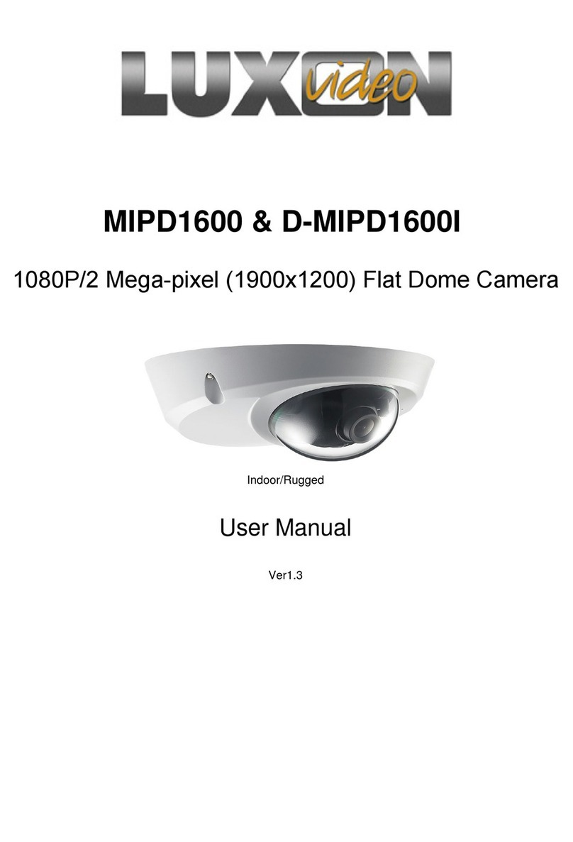Luxon Video MIPD1600 user manual