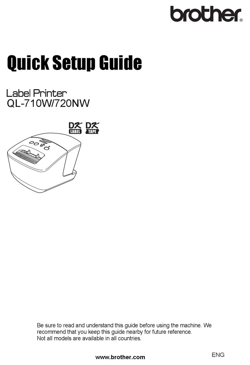 Brother P-touch QL-710W Quick setup guide