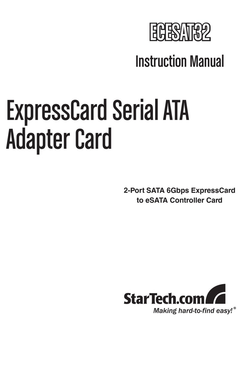 StarTech.com ECESAT32 User manual StarTech.com ECESAT32 User manual