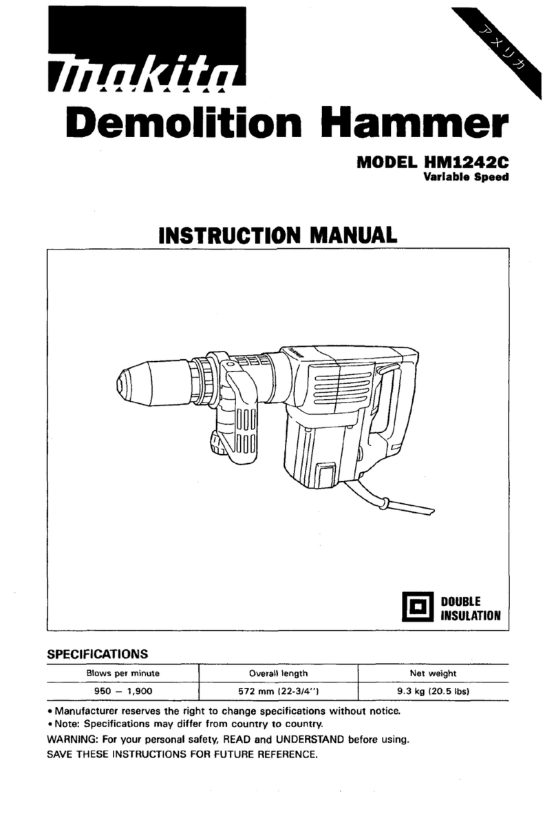Makita HM1242C instruction manual