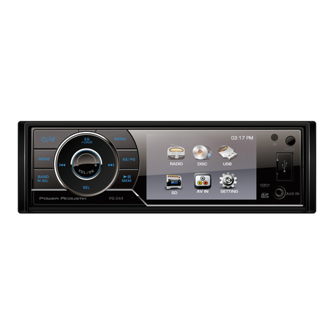 PowerAcoustik PD-344 owner's manual