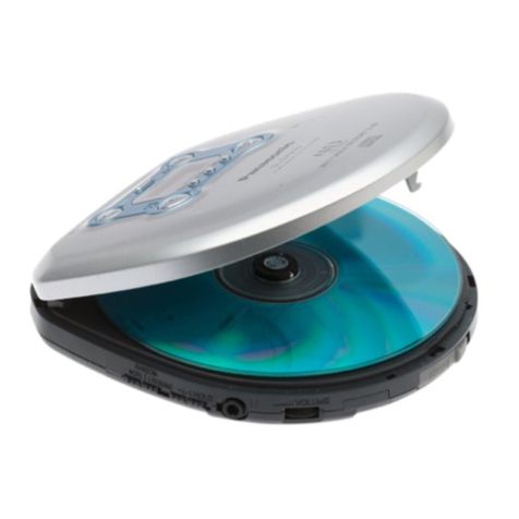 Panasonic SLSX270 - PORT. CD PLAYER User manual