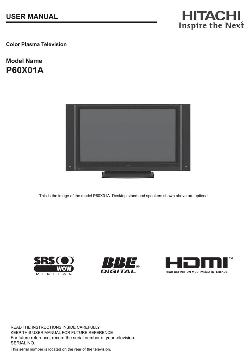 Hitachi P60X01A User manual