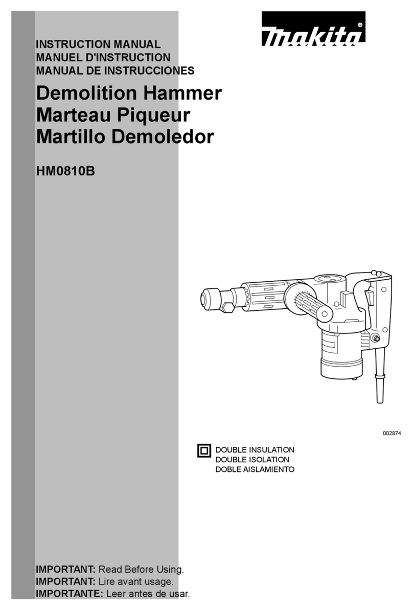 Makita HM0810B instruction manual