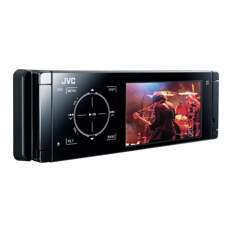 JVC KD-AVX40 - DVD Player With LCD monitor User manual