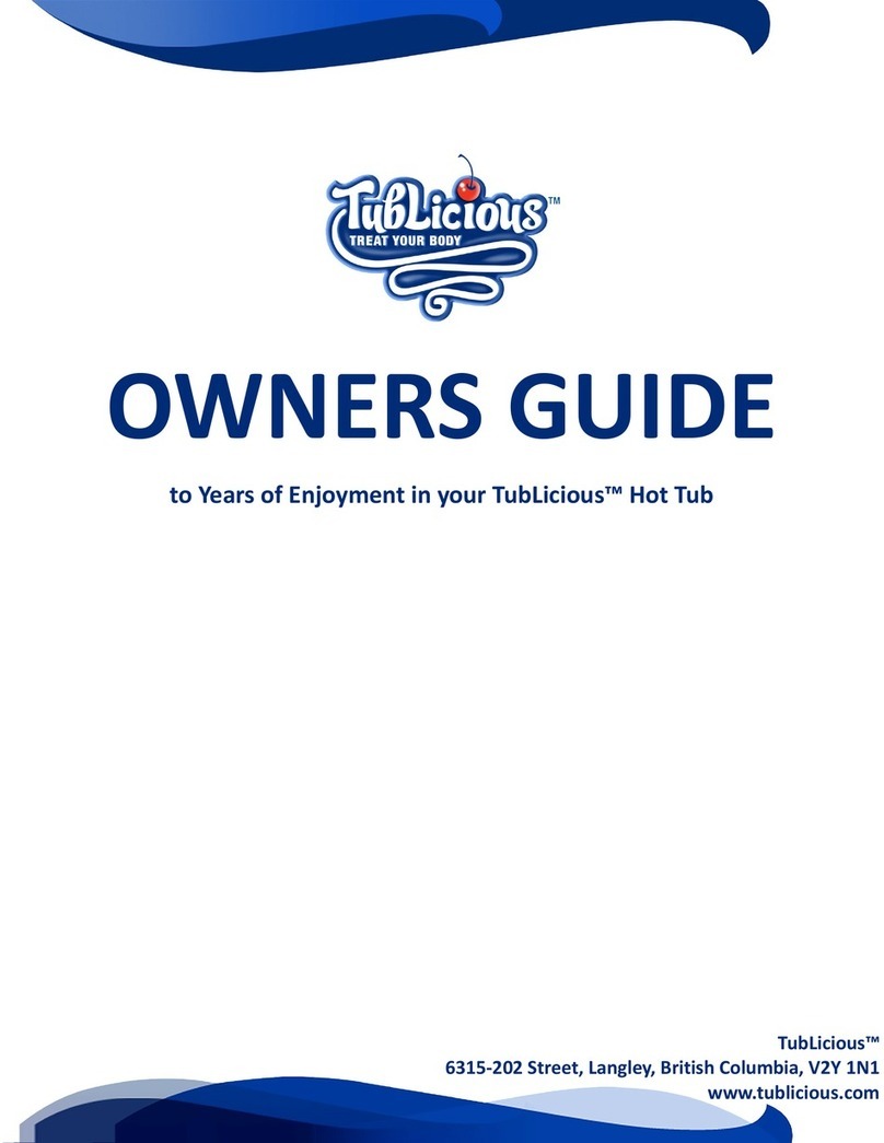Coast Spas TubLicious 2011 User manual