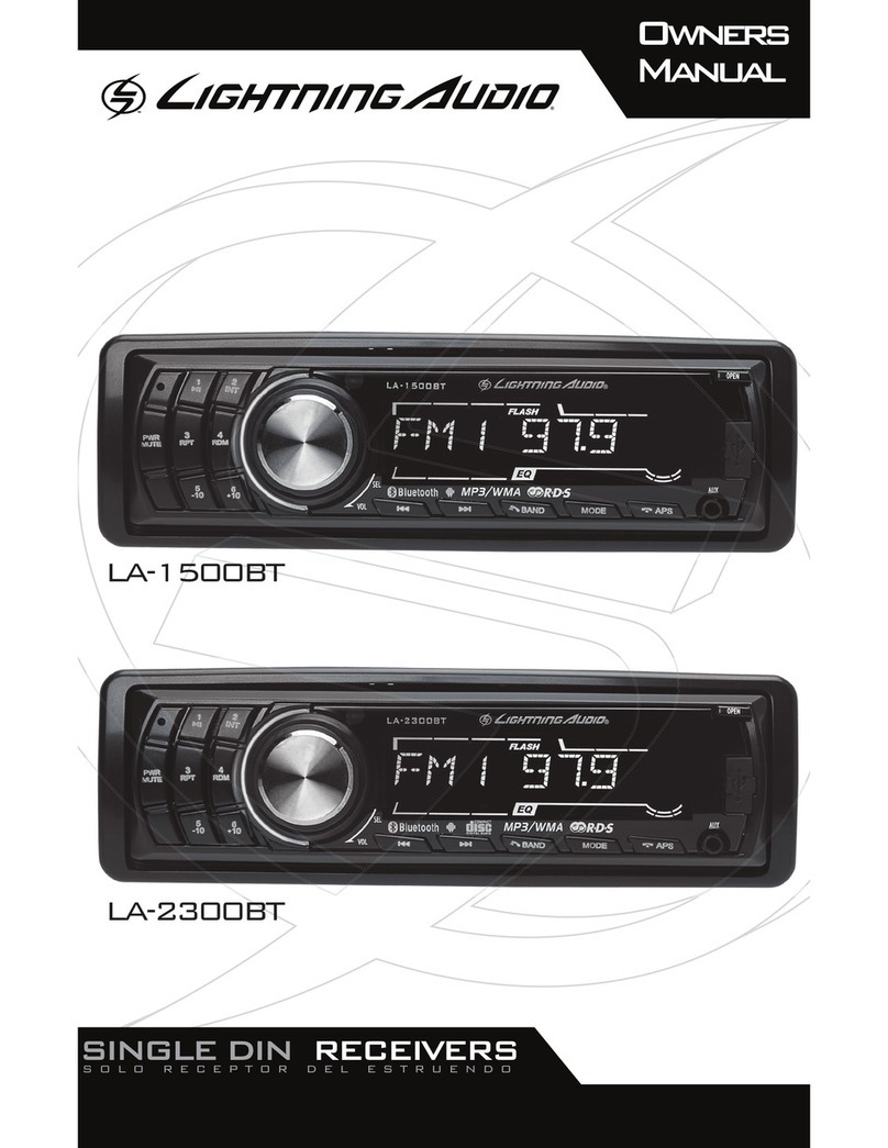Lightning Audio LA-1500BT User manual