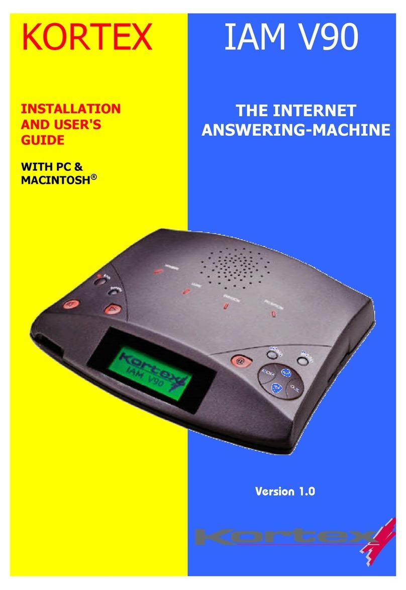 Kortex IAM V90 Installation and user guide