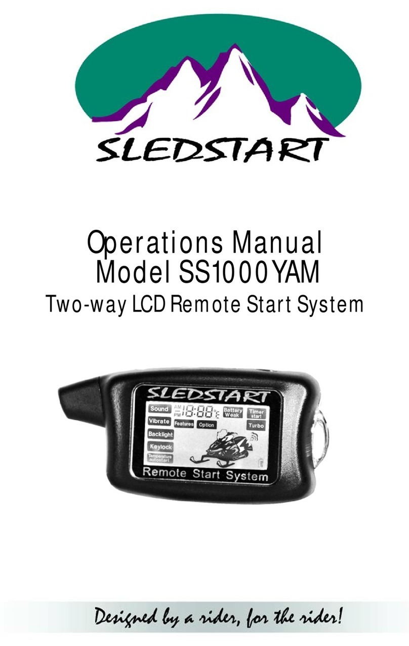 Sledstart SS1000YAM Operation manual