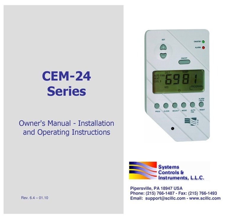 Systems Controls & Instruments CEM-24 Series owner's manual