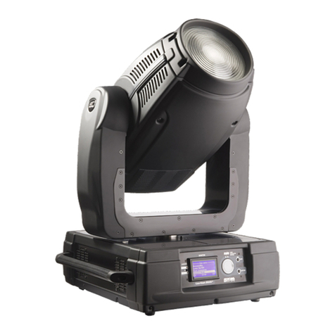 Robe Color Wash 2500E user manual Robe Color Wash 2500E user manual