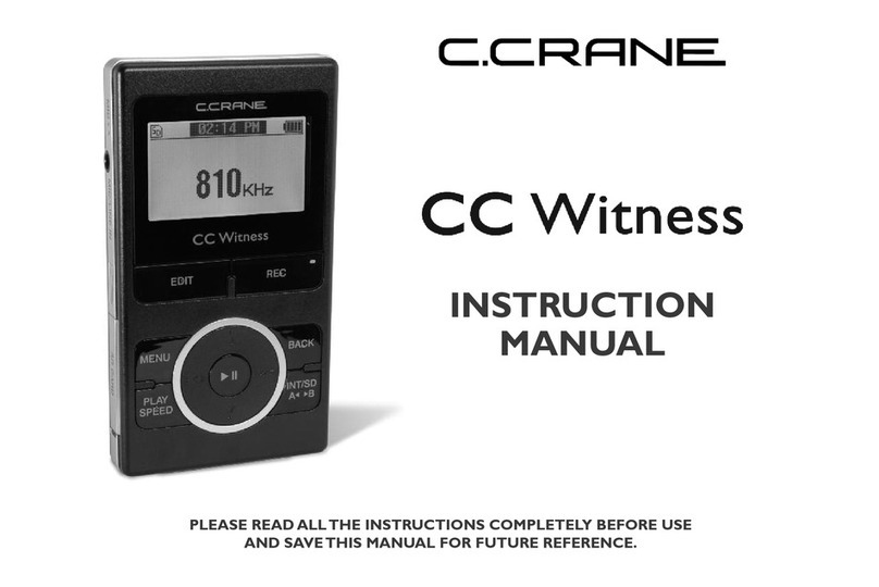 C. Crane CC Witness instruction manual