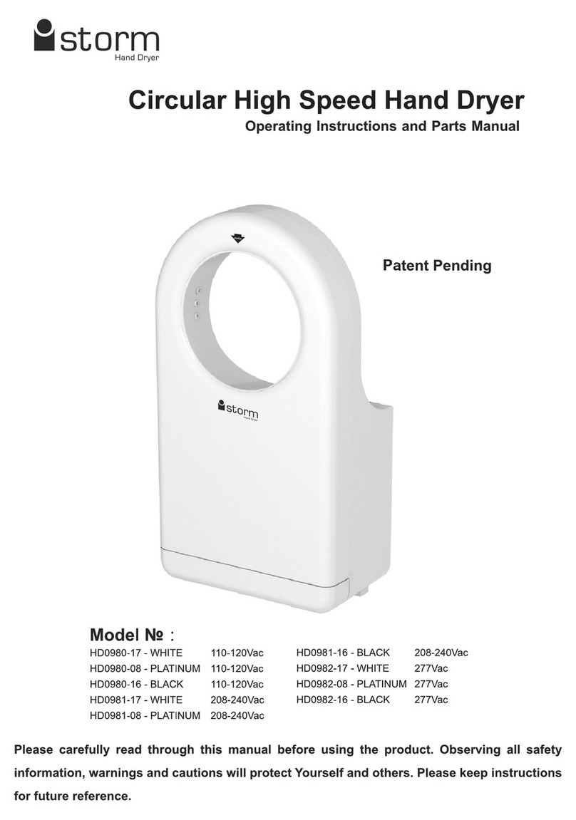 iStorm HD0980-17 Operating instructions and parts manual