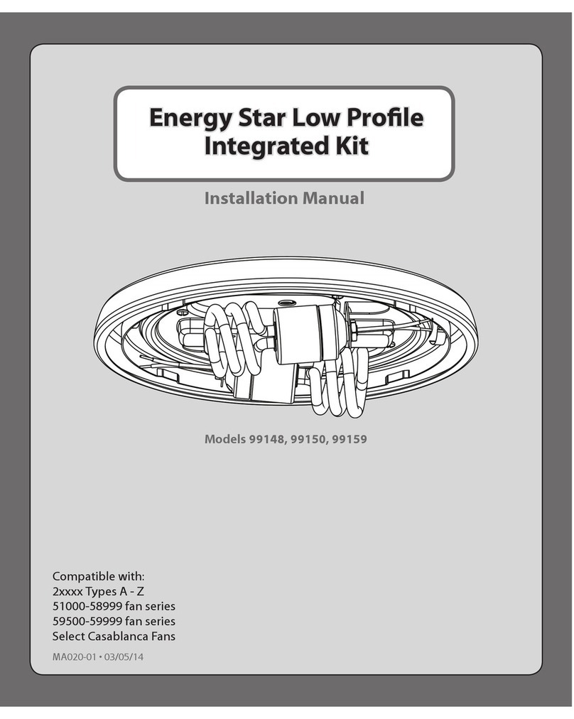Casablanca 99148 installation manual