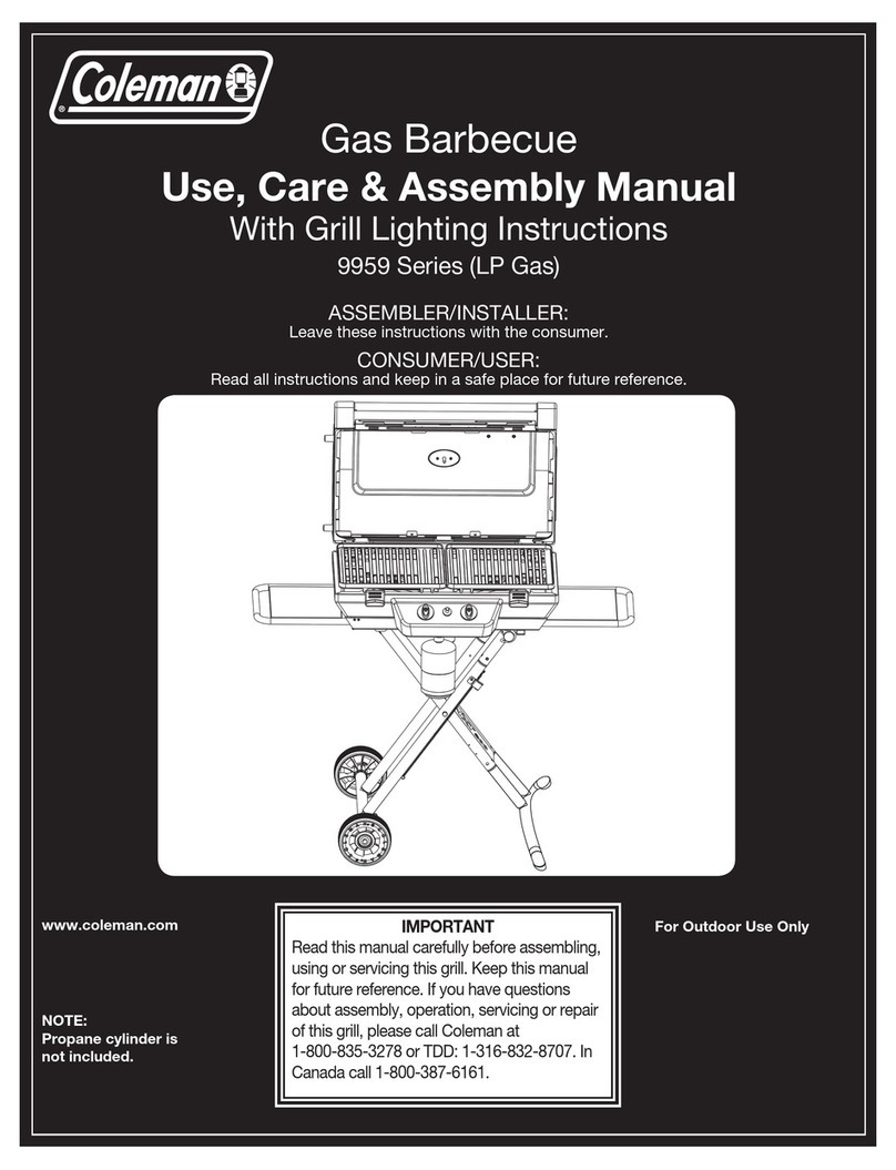 Coleman 9959 Series User manual