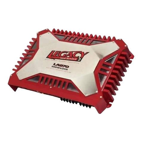 Legacy LA 1870 User manual