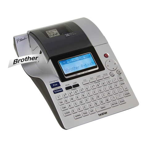 Brother P-touch PT-2700 User manual