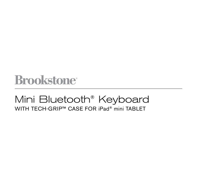Brookstone Mini Bluetooth Keyboard quick guide