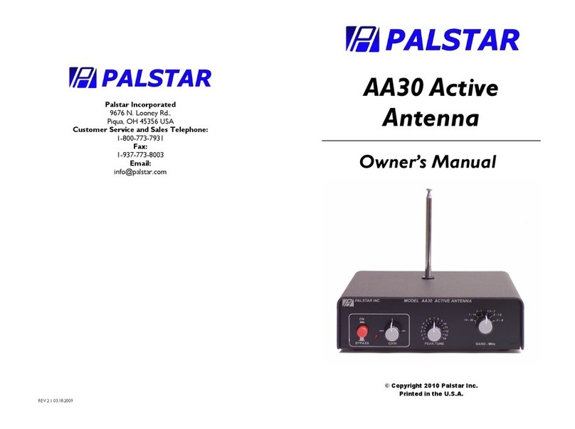 Palstar AA30 owner's manual
