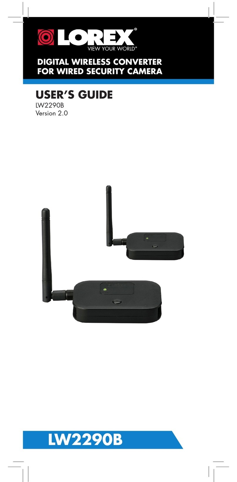 Lorex LW2290B user guide