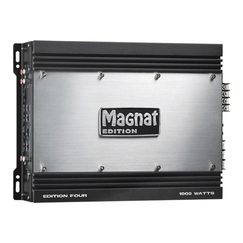 Magnat Audio EDITION FOUR Owner's manual/warranty document