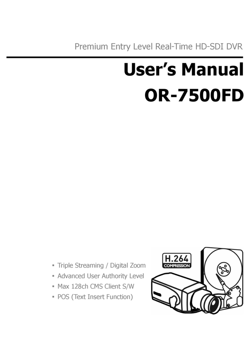 Orion Technology OR-7500FD User manual