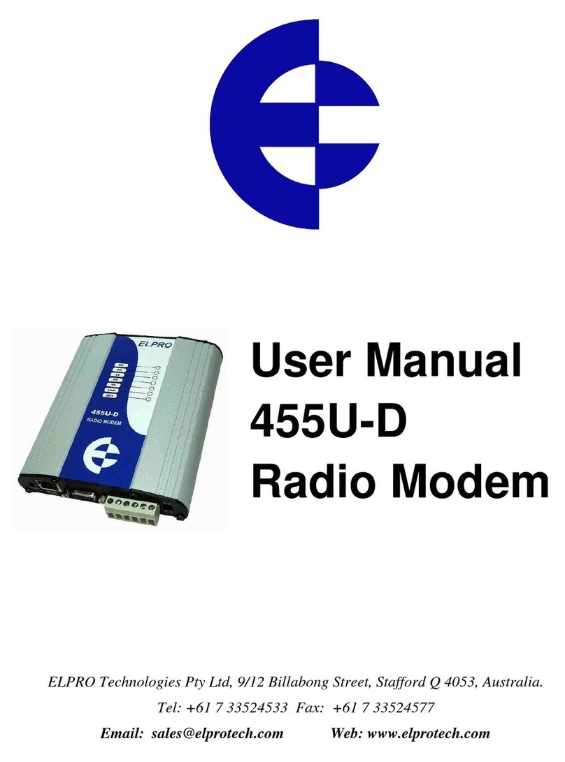 Elpro Technologies 455U-D user manual