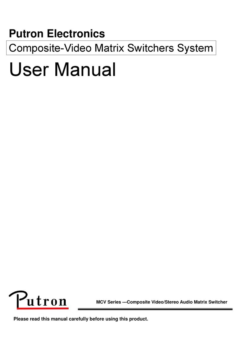 Putron Electronics MCV Series user manual