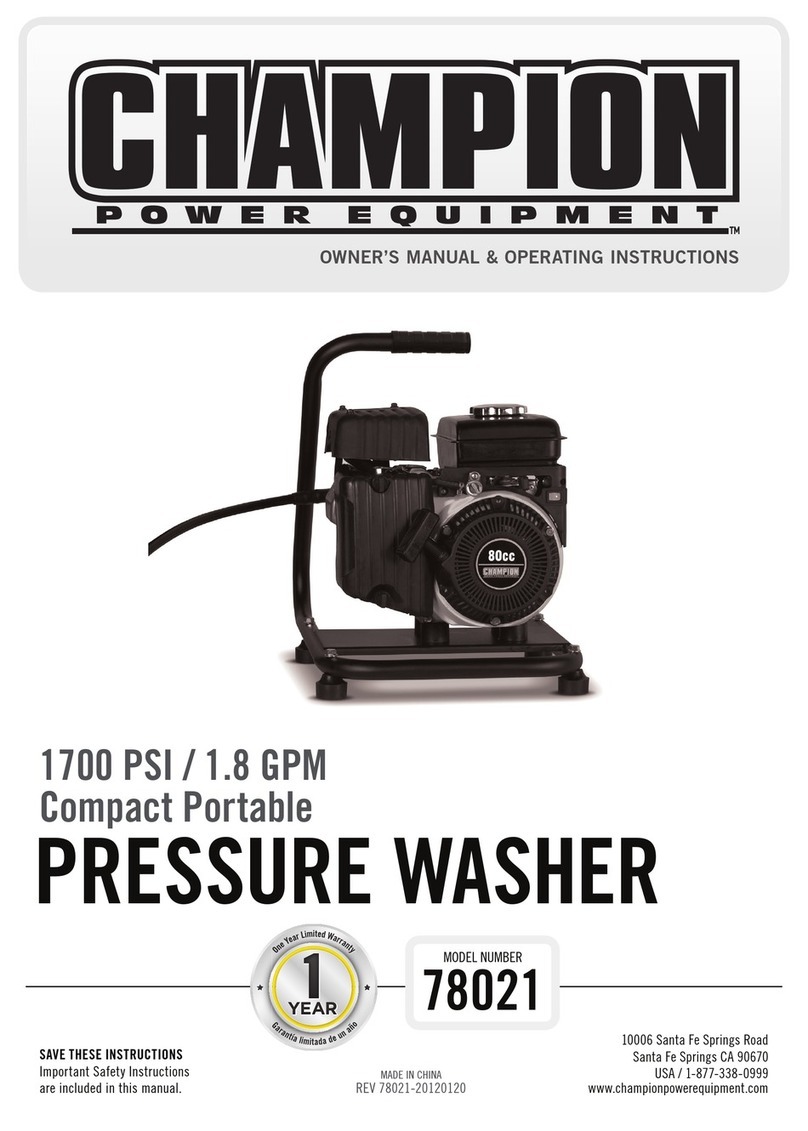 Champion 78021 Owner's manual & operating instructions