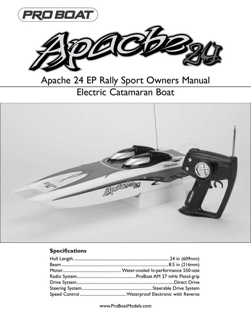 Pro Boat Apache 24 owner's manual