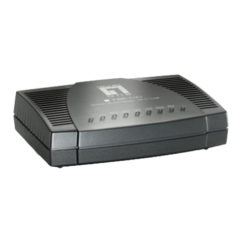 LevelOne FBR-1161 User manual