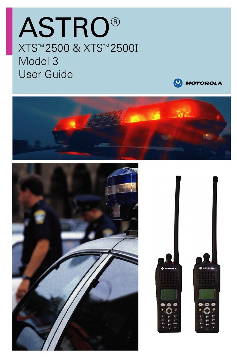 Motorola ASTRO XTSTM 2500 User manual