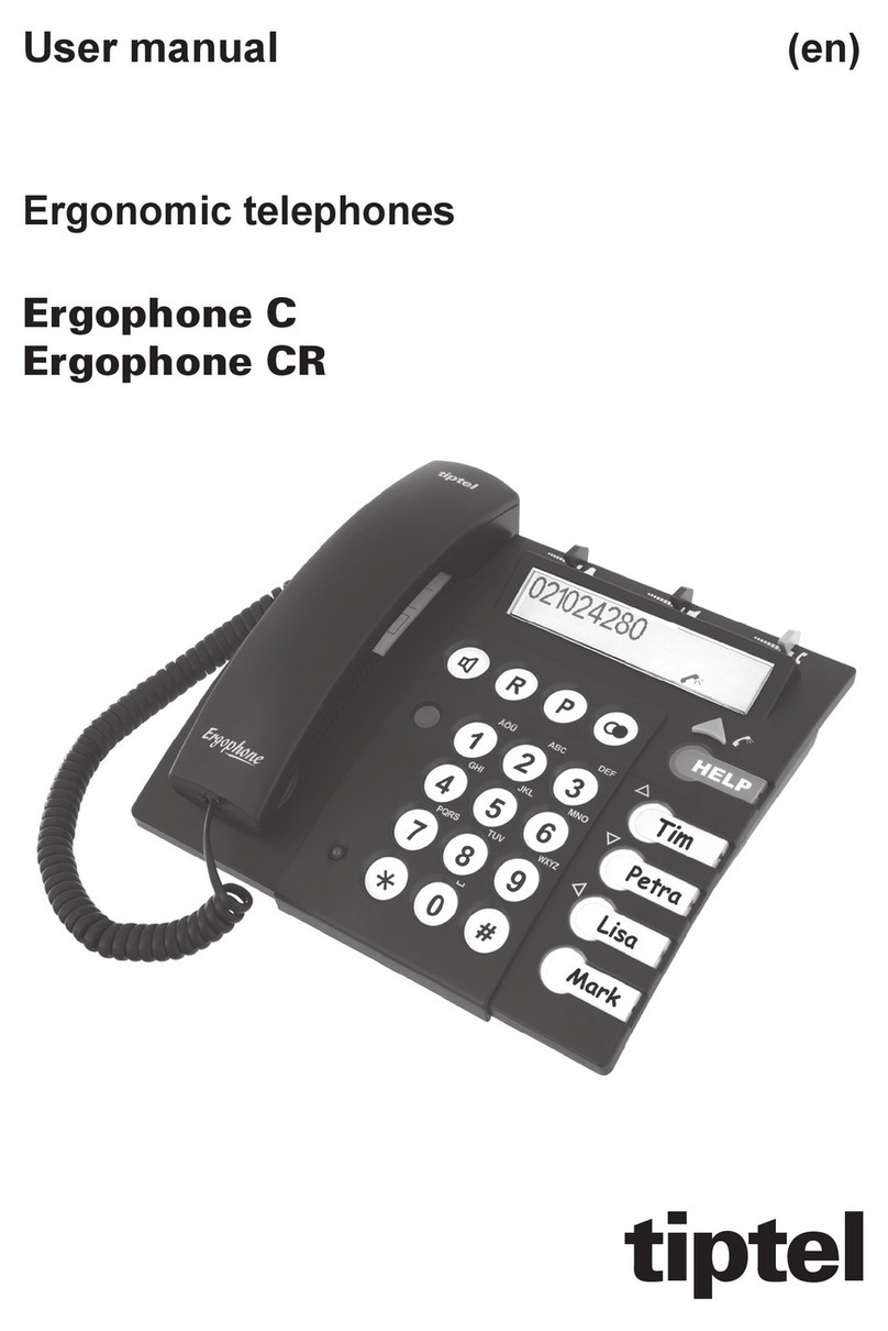 TIPTEL Ergophone C User manual