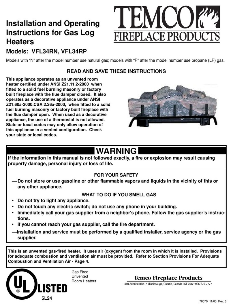 Temco VFL34RN User manual