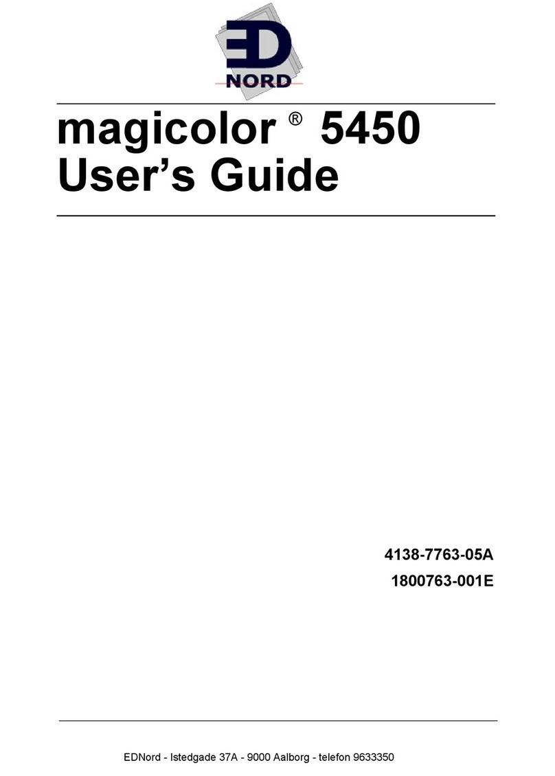 EDNord magicolor 5450 User manual EDNord magicolor 5450 User manual
