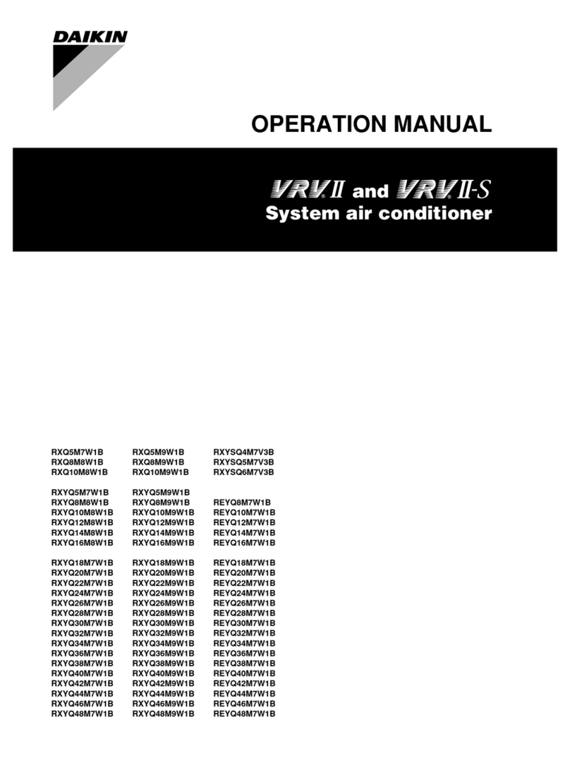 Daikin RXQ5M7W1B User manual