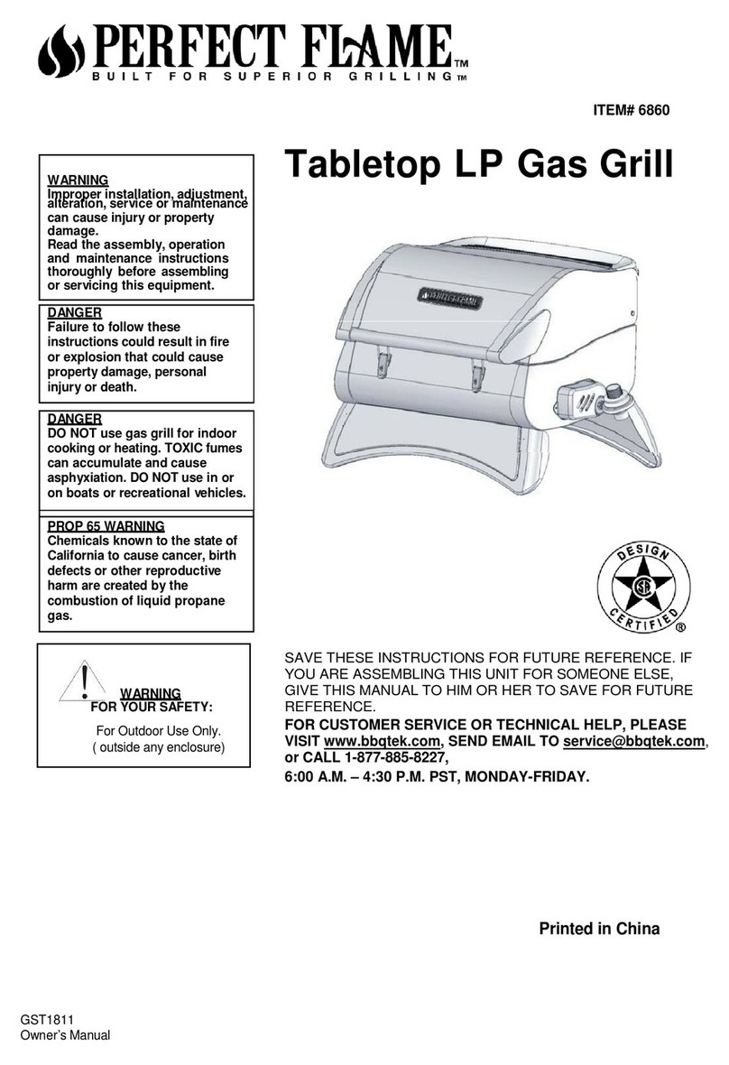 Perfect Flame GST1811 User manual