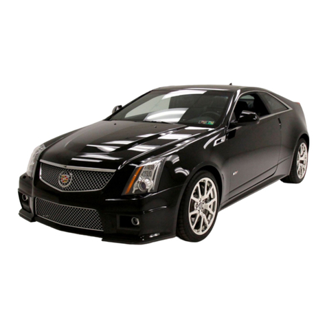 Cadillac CTS COUPE - SPECIFICATIONS 2011 User manual