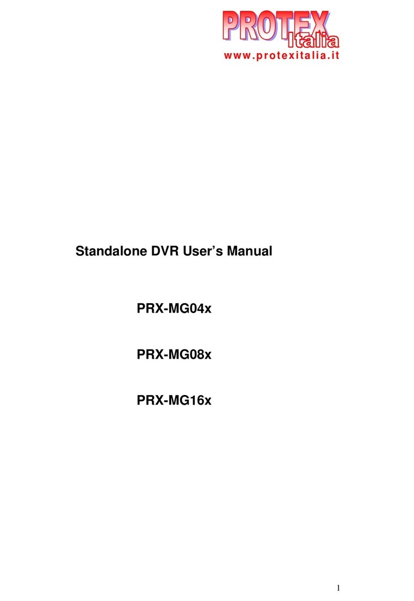 Protex PRX-MG04 Series User manual
