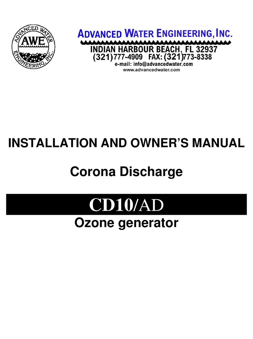 AWE Corona Discharge CD10 Installation and owner's manual