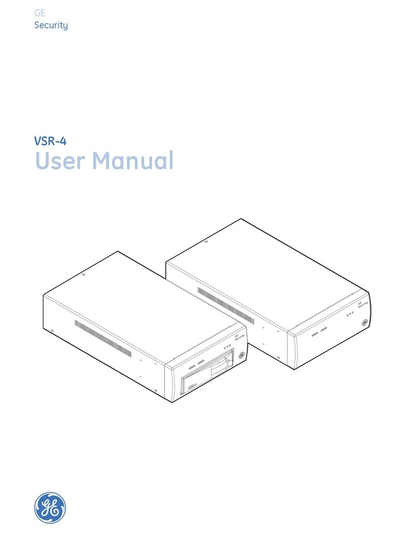 GE Security VSR-4 user manual