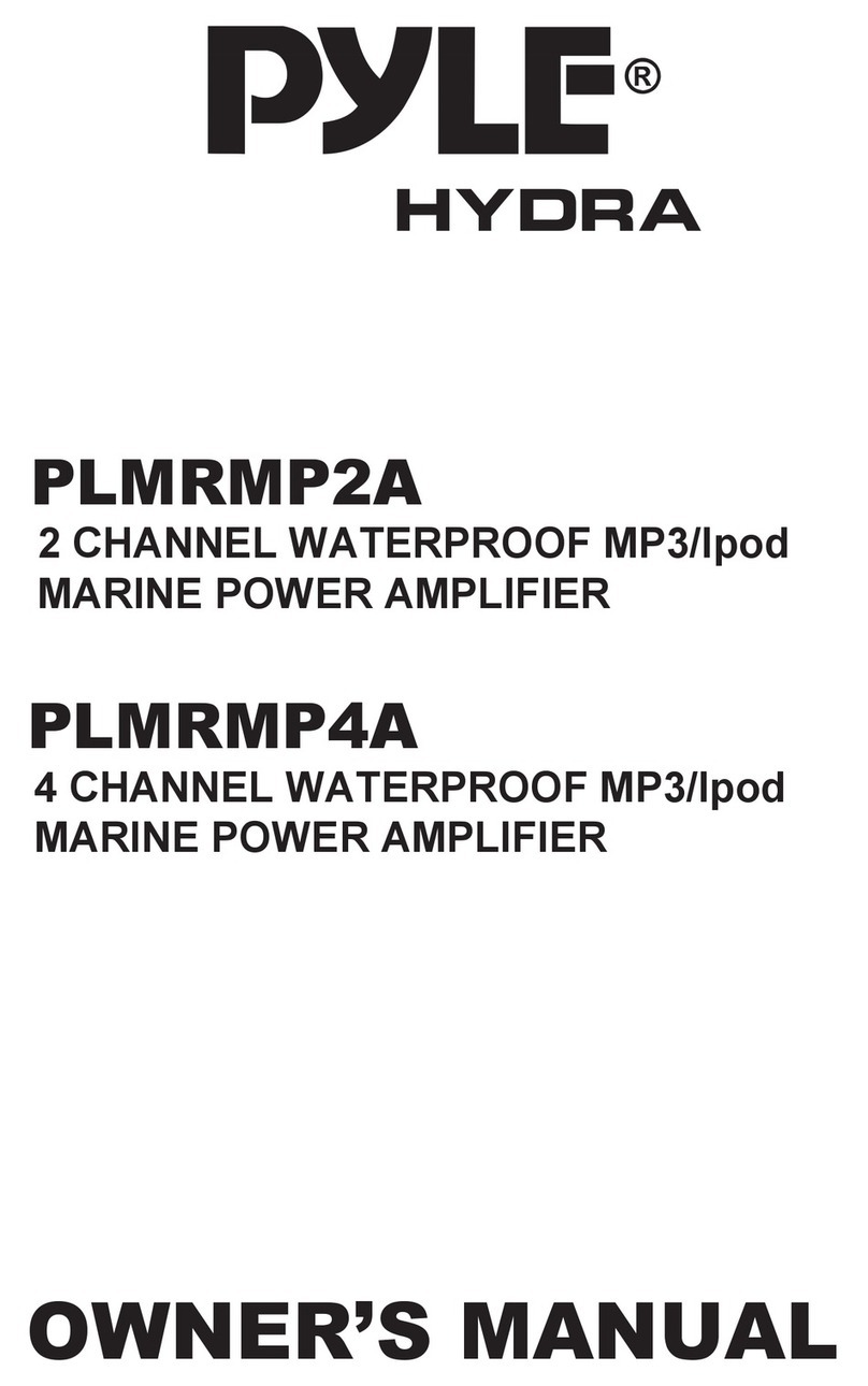 Pyle Hydra PLMRMP2A User manual