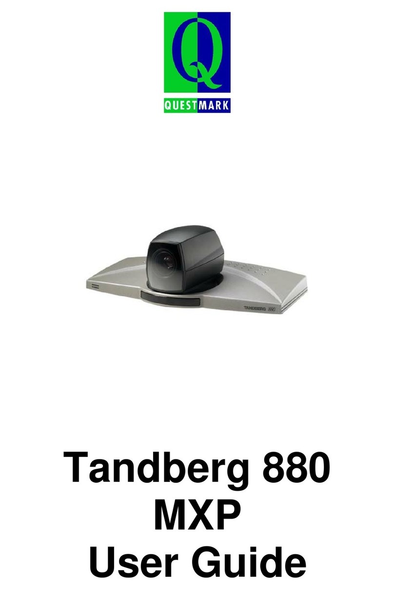 TANDBERG 880 MXP User manual